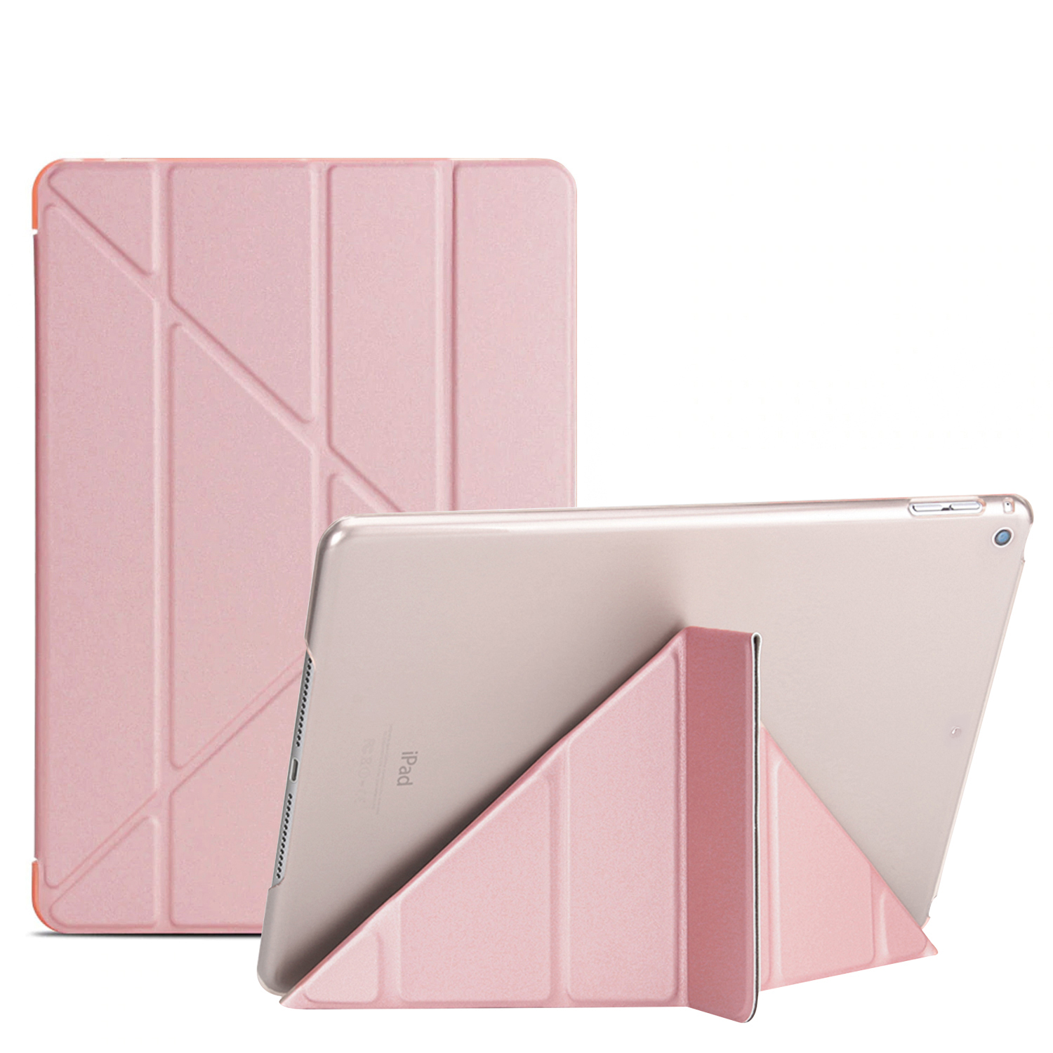 Apple iPad 9 7 2017 Kılıf CaseUp Origami Rose Gold